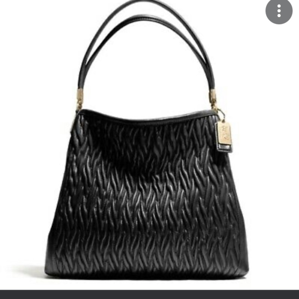 NWT COACH Madison Pebbled Leather bag